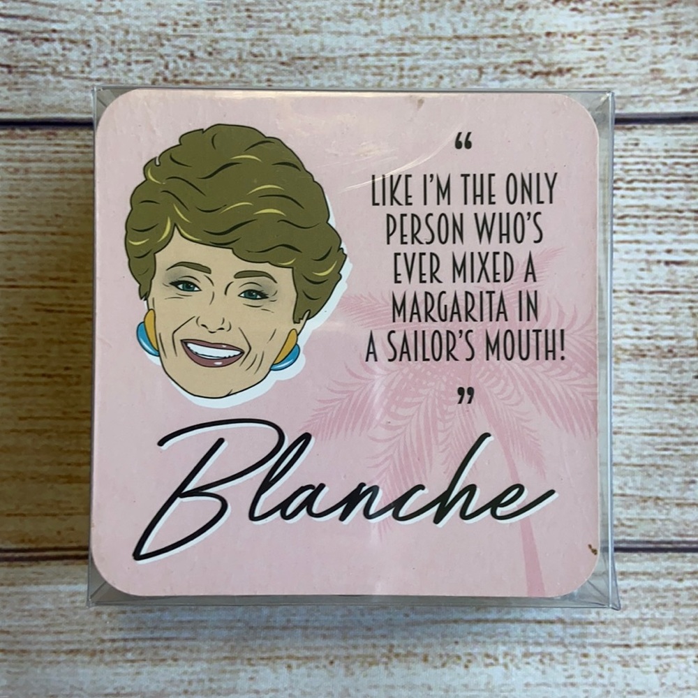 New in box Golden Girls coasters
